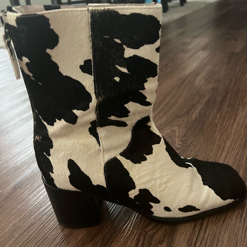 Intentionally Blank cowhide boots